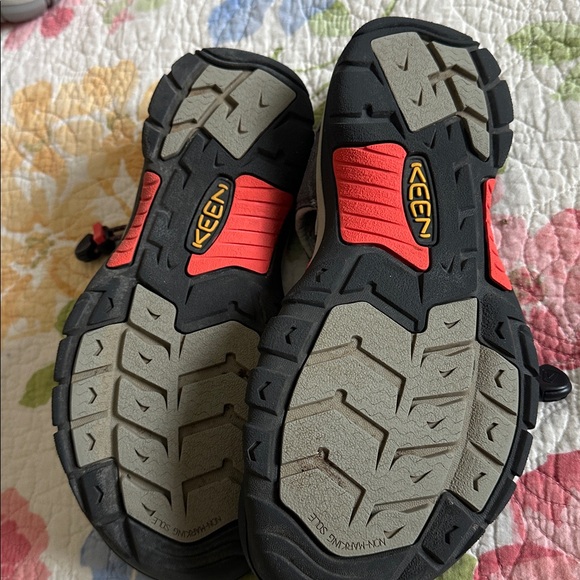 Keen Gray and Coral Outdoor Sport Sandals